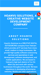 Mobile Screenshot of hoanvusolutions.com